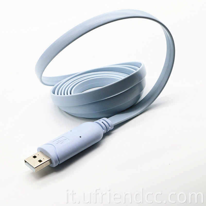 OEM Plug and Play FTDI RS232 USB seriale USB a RJ45 8P8C Modem Rollover Console Cavo per l'interruttore del router